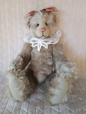 18" Artist Bear By Mary Wurster of Mary's Little Lamb Collectable Bears, Mohair 