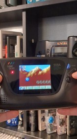 Sega Game Gear GG Console w/ F.P. V4.2 LCD Kit. Original Shell & New Capacitors 