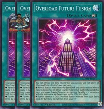 Yugioh! 3x Overload Future Fusion MZMU-EN055 ...
