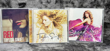 Taylor Swift CD Fearless Red Speak Now Big Machine Lot of 3