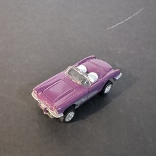 Johnny Lightning Thunderjet 500 Purple 1959 Chevy Corvette HO TJet Pullback