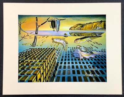 18x14 Inch Matted Print - Hand Signed Signature - Salvador Dali