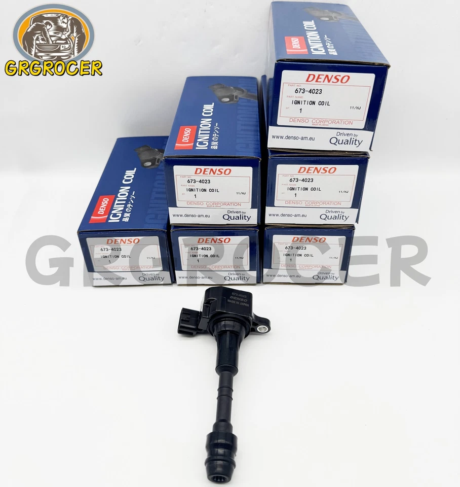 6Pcs 673-4023 DENSO Ignition Coil For Nissan Pathfinder Maxima UF349 22448-8J115 - Изображение 3 из 4