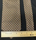 Joseph Abboud Vintage Brown/ Blue 100% Silk Tie Made In Italy — photo 2
