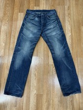 Vintage LEVIS 501XX Jeans Big E Denim Redline Selvedge Size 31X33 USA 50s. 