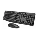 Wireless USB Keyboard & Mouse Combo, 9-Key, Water Resistant, Soft Touch Keys