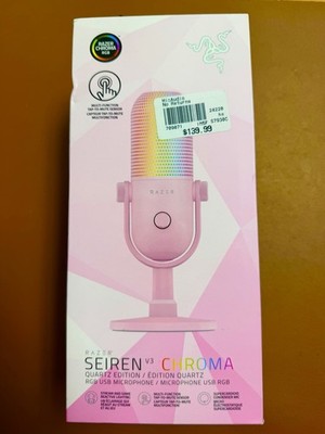 Razer Seiren V3 Chroma Quartz Edition - Brand New Sealed 