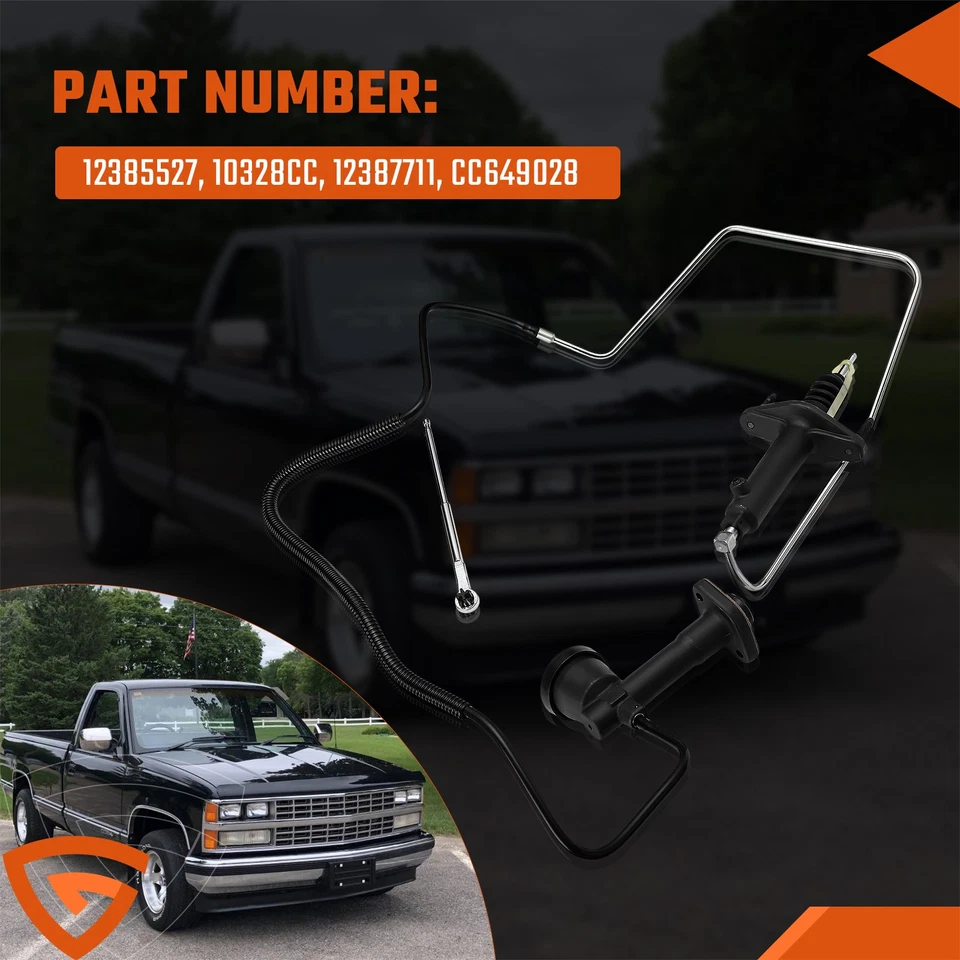 Kit maestro esclavo línea embrague para Chevy GMC C1500 12385527 12387711 1992-1995 Foto 3 de 4