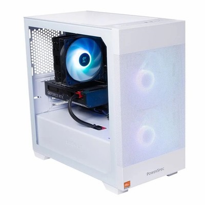 PowerSpec White Gaming Desktop Tower (READ)