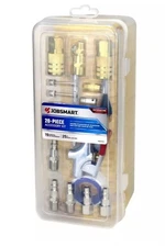 JobSmart 20 Piece Air Tool Accessory Kit with 25 ft Recoil Hose 