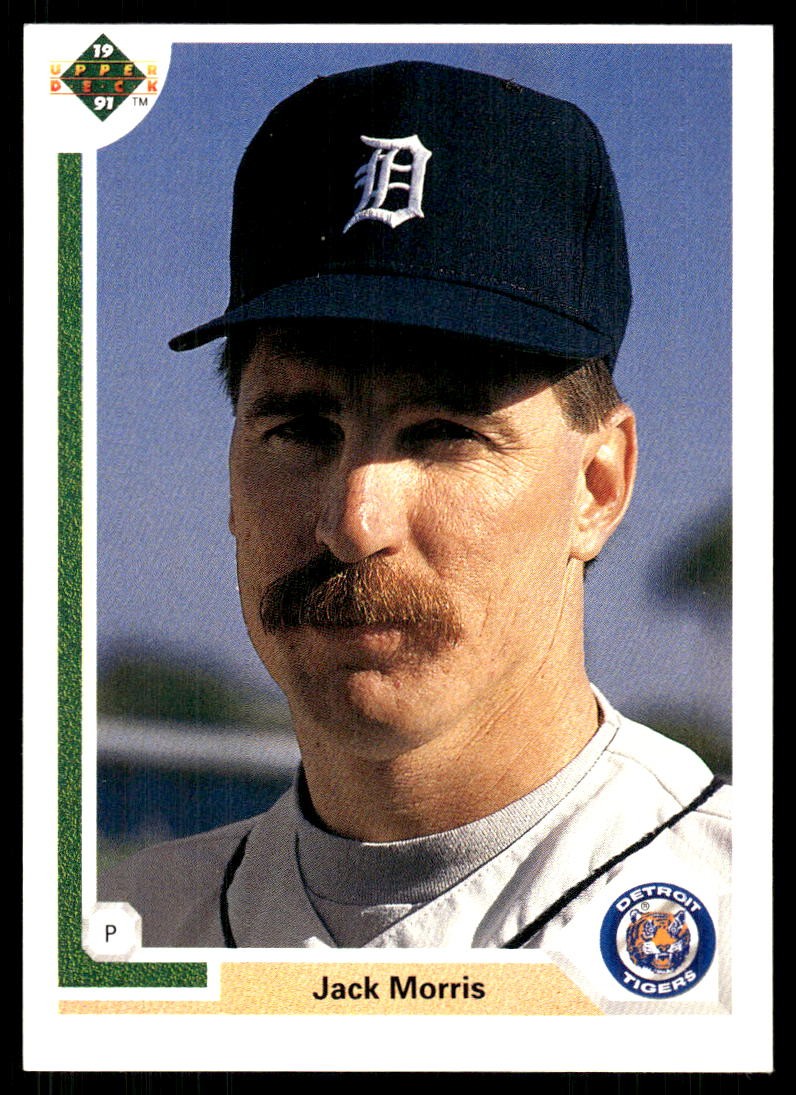 Jack Morris 1991 Upper Deck #336 Tigers FREE SHIPPING StackedPacks