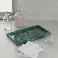 Natural Marble Tray Luxurious Design Rectangular Marble Tray Easy to Clean