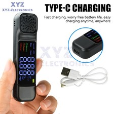 Digital Alcohol Breathalyzer High-Precision Breath Alcohol Analyzer Tester USB C