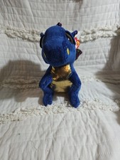 Ty Large Plush Beanie Boos SAFFIRE the Dragon Medium 9" MWMTs Stuffed Animal Toy