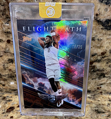 Topps 2025-26 Three Flight Path Anthony Edwards Timberwolves Bronze #FP-11 /25