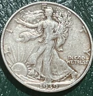 1939-S Walking Liberty Silver Half Dollar. Combine Shipping + Bonus!
