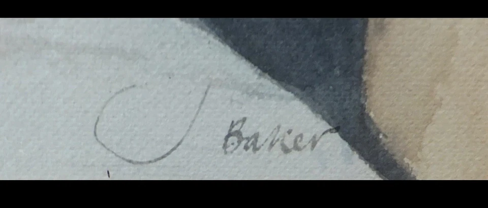 ORIGINAL SIGNED PAINTING of OXFORD University Library - Bodley. MOUNTED & FRAMED - Image 4 of 4