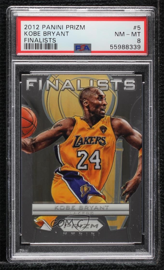 2012-13 Panini Prizm Finalists Kobe Bryant #5 PSA 8 HOF 3z3