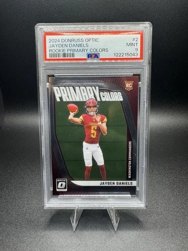 2024 Panini Donruss Optic - Rookie Primary Colors Jayden Daniels #2 (RC) PSA 9