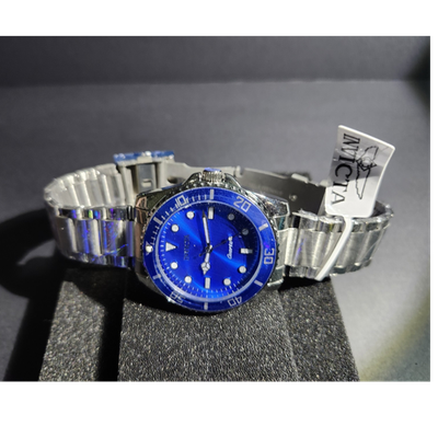 Invicta Pro Diver Mens Watch Model 69402 42m Blue Dial/Bezel Steel