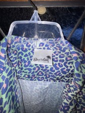 Boardies Apparel Men's/Women's Leopard Print Button-Down Shirt Short Sleeve L