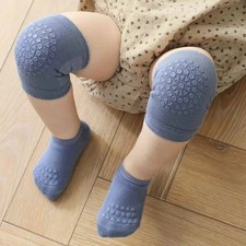 1 Set Baby Socks and Kneepads Non-Slip Kids Toddler Learning to Walk Floor Socks