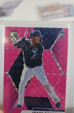 2021 Isaac Paredes Rookie (RC) Fluorescent Pink Mosaic Prizm /10 LOP 10/10