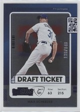 2021 Panini Contenders Draft Ticket Blue 139/149 Max Scherzer #61 zi1