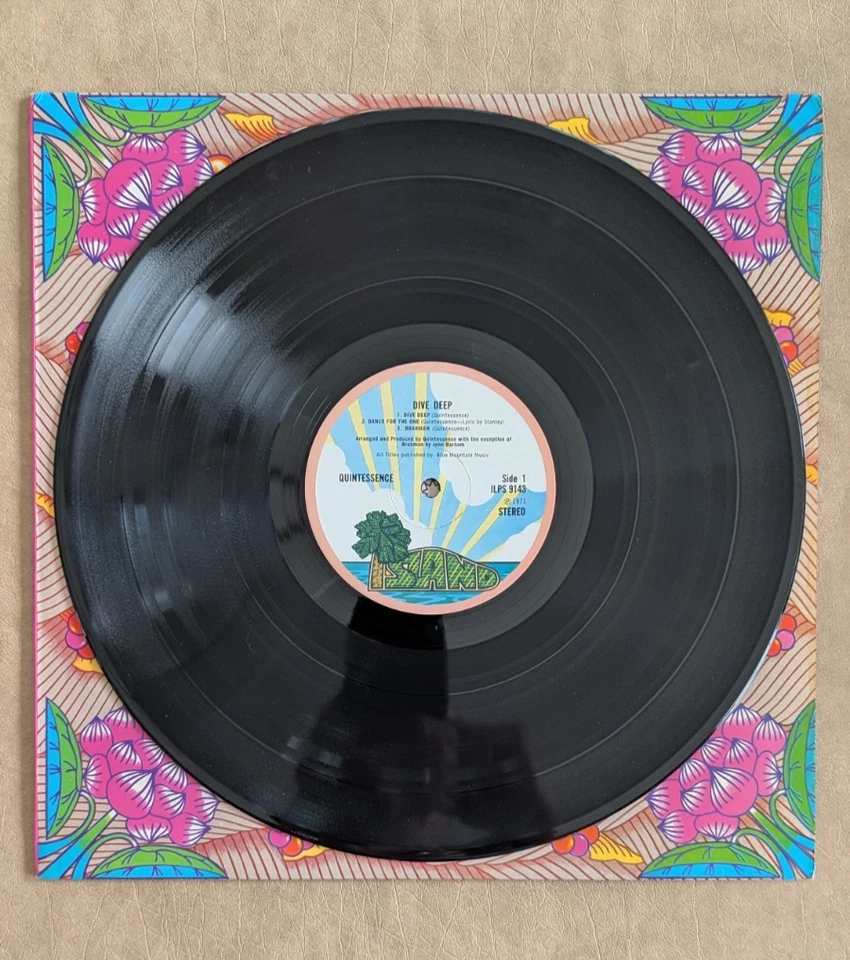 QUINTESSENCE ULTRA-RARE MINT UK FIRST PRESSING 'DIVE DEEP' CLASSIC PSYCH ROCK! - Image 2 of 4