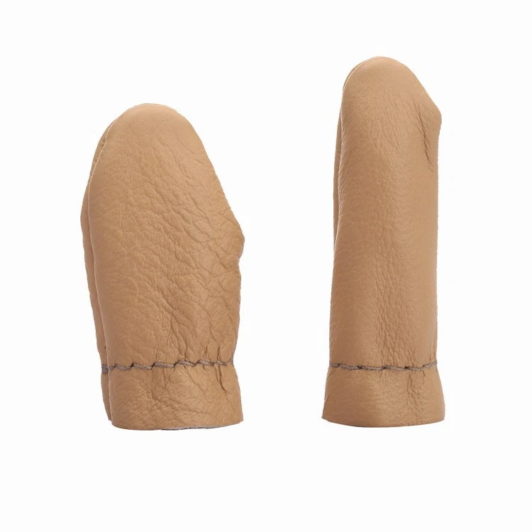 Guantes de protección de dedos de fieltro de aguja lana para costura artesanal herramienta hágalo usted mismo - Imagen 4 de 4