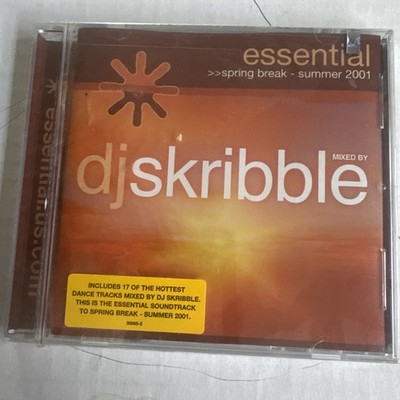 D J SKRIBBLE - Essential Spring Break - Summer 2001 - CD  NEW SEALED; FREE SHIP!