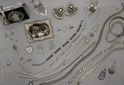 Estate Jewelry Lot Sterling 925 Vintage Rings Bracelets Necklaces Cameo Mixed — photo 2