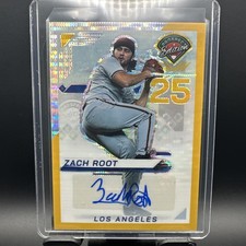 2025 Panini Prospect Edition Zach Root Auto Gold Prizm /10!!