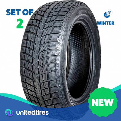 Set of (2) New 225/65R17 Leao Winter Defender Ice I-15 SUV 106T