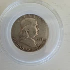 💥 1953 FRANKLIN HALF DOLLAR Franklin half dollar US COIN  CIRCULATED 90% SILVER