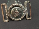 Confederate Civil War Virginia Belt Buckle Two Piece Tongue & Wreath Belt Plate