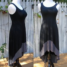 ONLY HEARTS Helena Stuart Dress Black Asymetical Hem Size XS-SM NWT RETAIL 215