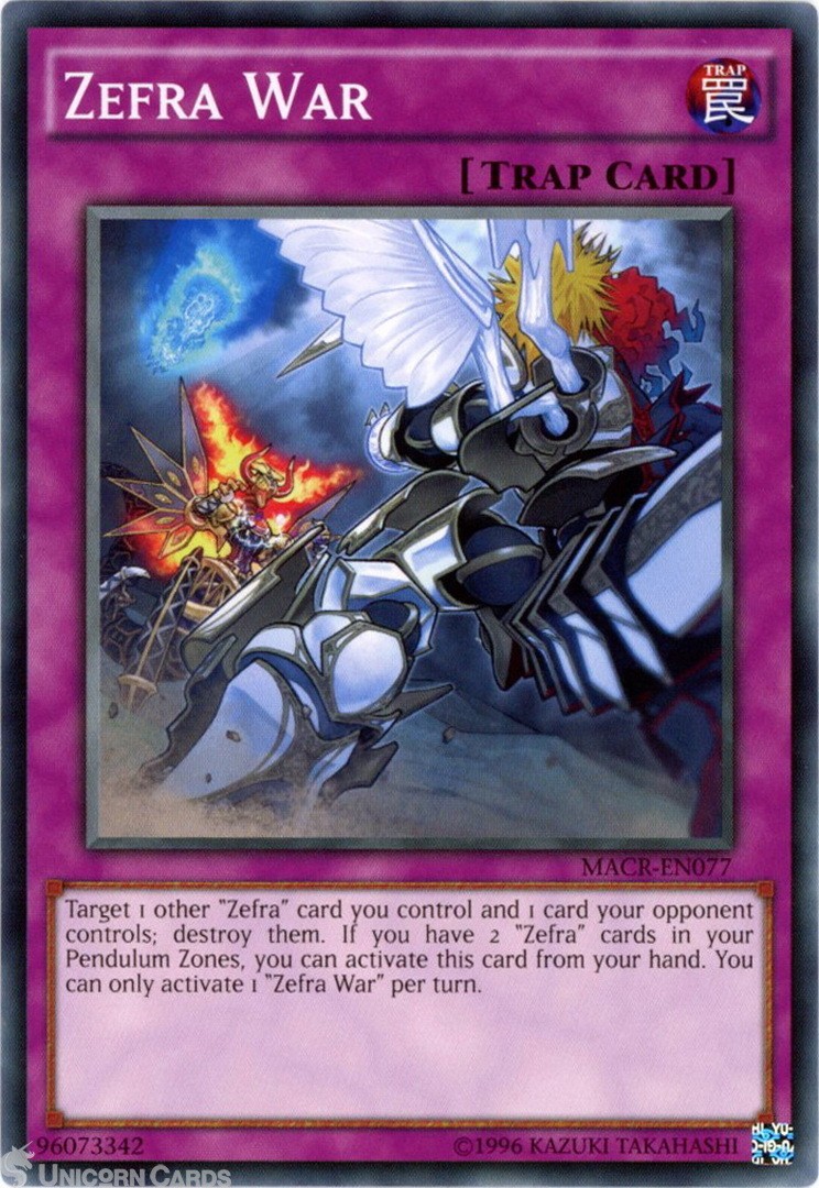 MACR-EN077 Zefra War Common UNL Edition Mint Yu-Gi-Oh! Card