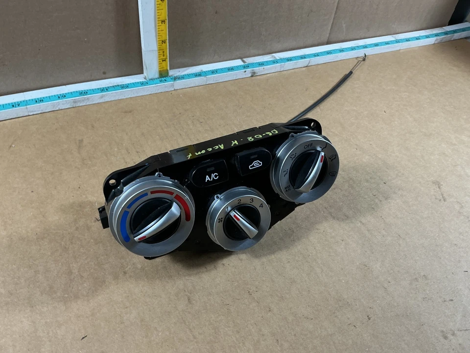 Hyundai Accent 2006-2010 calefacción aire acondicionado control de temperatura clima 97250-1EXXX OEM Foto 2 de 4