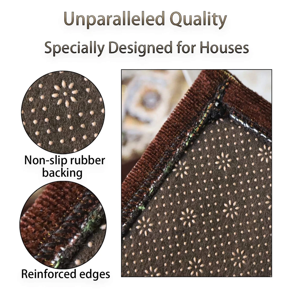 Indoor Door Mats Front Door Rugs, Super Absorbent Low Profile Mats, Non Slip ... - Image 2 of 4