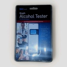 BACtrack T60 Electronic Breathalyzer Digital White Portable with Mouthpieces