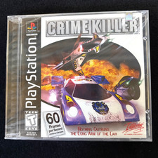 Crime Killer PS1 Sony 1998 black label Factory Sealed