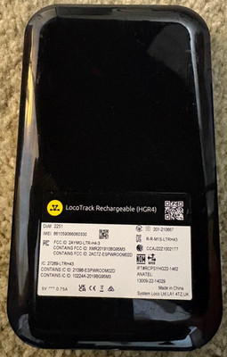 LTR HGR4 LocoTrack Rechargeable Wireless Shipment Tracking Device New Open Box