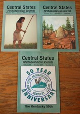 CSAJ-Central States Archaeological Journal issue #1, 3, & 4-2011 inc. 50th annv.