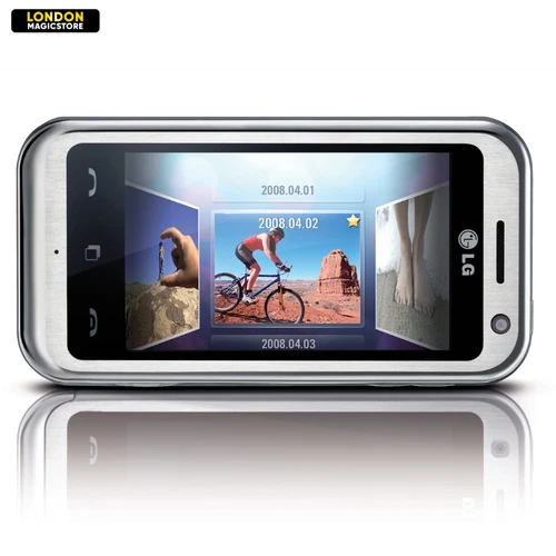 LG KM900 Arena - 8GB Silver Unlocked Touch Mobile Phone - Good Condition