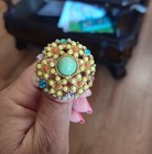 Multi Color Statement Ring Size 7 — photo 1