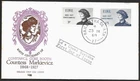 Ireland Countess Markievicz Centenary Cachet FDC First Day Cover, Unused 1968