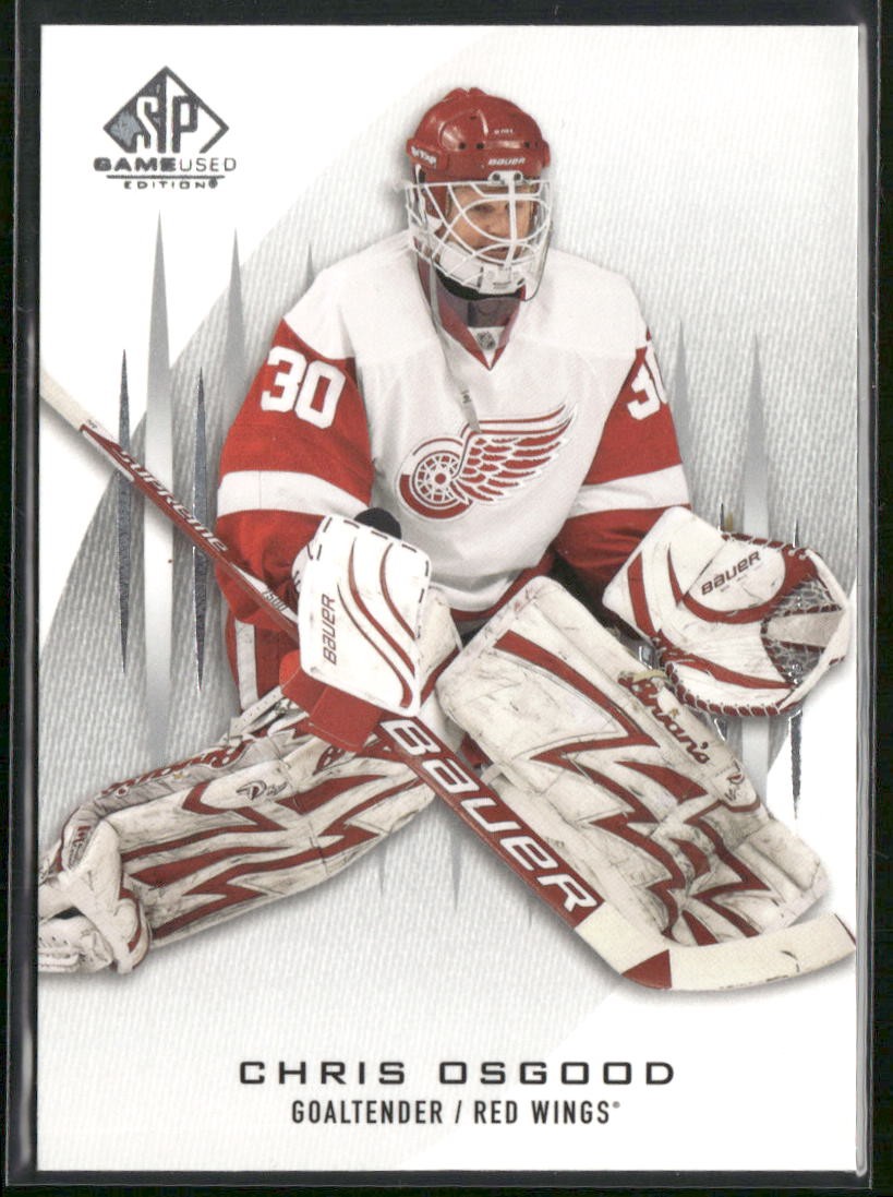 2013-14 SP Game Used Chris Osgood #69 Detroit Red Wings