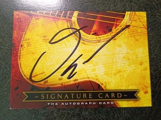 DAVID ELLEFSON Hand Signed Autograph CARD MUSICIAN GUITARIST MEGADETH