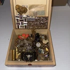 Estate Sale Lot Grandma's Jewerly Box Filled with Vintage Costume Jewelry